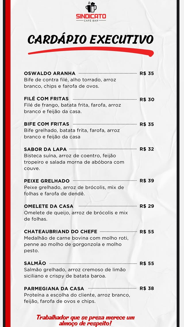 Cardápio Completo